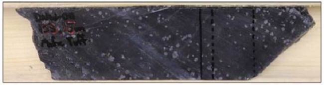 A close up of a rock
Description automatically generated with low confidence