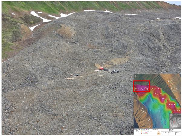 A mountain with a rainbow of colors
AI-generated content may be incorrect.